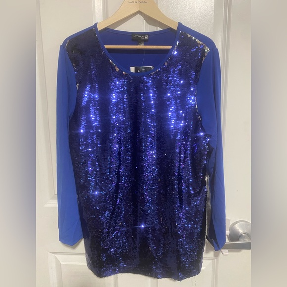 Sequined festive shirt - Picture 1 of 4
